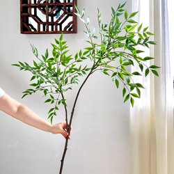 2025 Artificial Green Plant, Artificial Green Bamboo, Artificial Green Plant for Living Room, Artificial Flower Arrangement, Table Decoration, Artificial Tree, Indoor Decoration