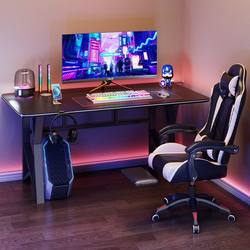 Carbon Fiber Gaming Desk Desktop Computer Desk Chair Desk Home Office Desk Bedroom Double Gaming Simple Desk
