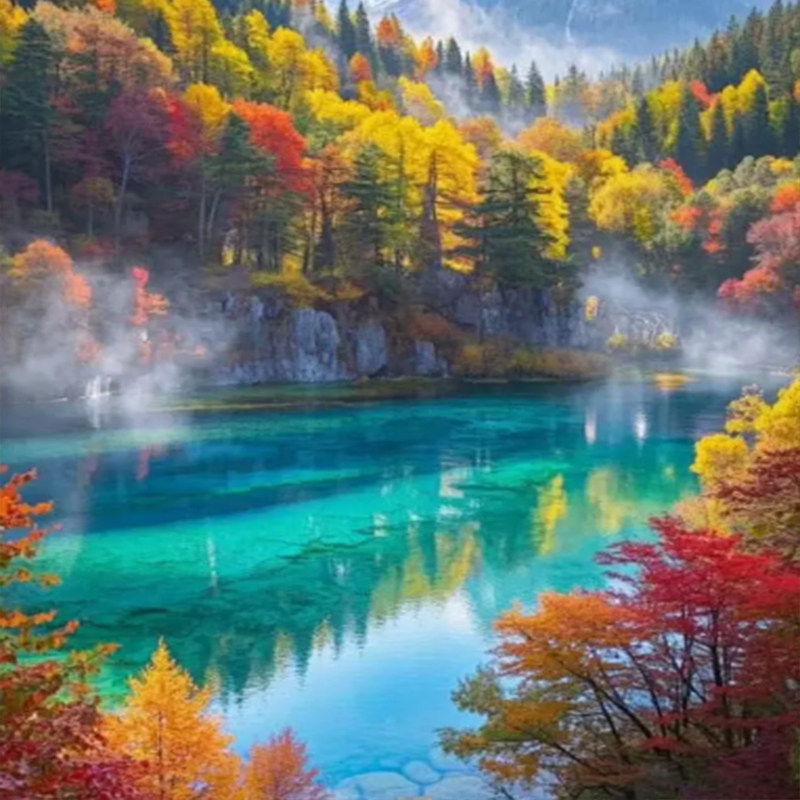 四川九寨沟黄龙四姑娘山三星堆纯玩旅游6天藏装旅拍2-8人精品小团