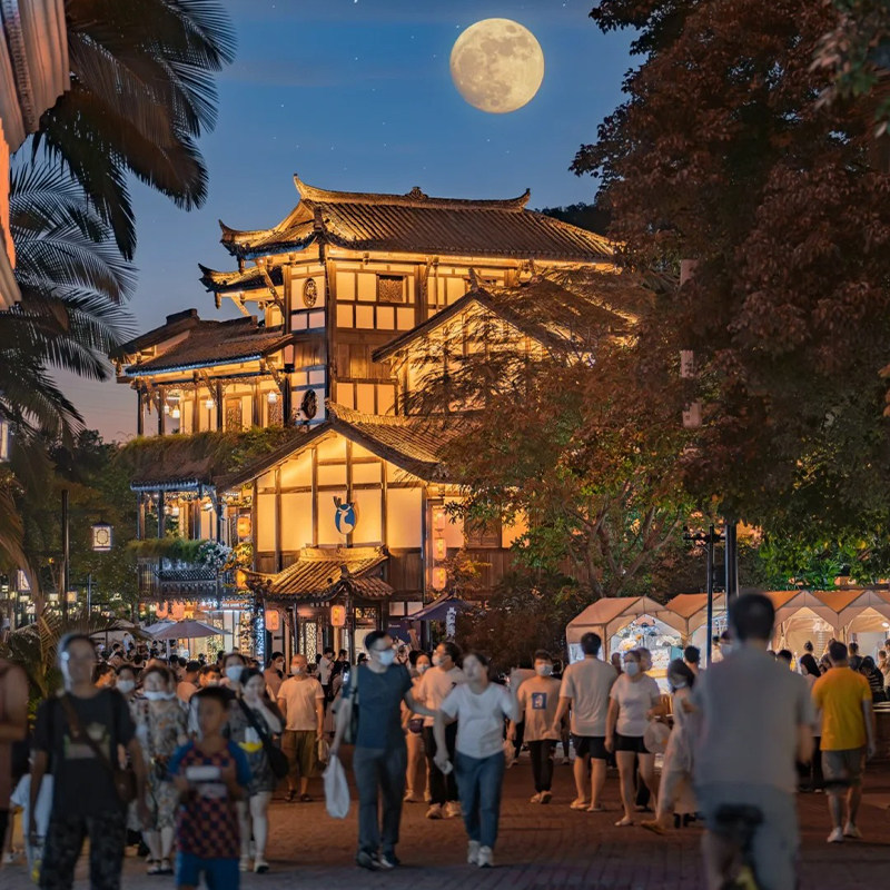 深圳市区一日游 2-6人团欧洲小镇东门老街甘坑古镇大梅沙包车旅游