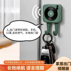 Intelligent Voice Alert Sensor for the Elderly to Remind Them of Forgetting to Bring Their Keys, Doorbell, Door and Window Closing, and Gas Shut-Off Reminder