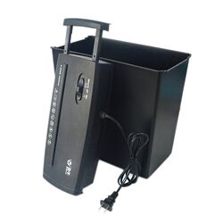 Small paper shredder office household shredder strip paper cutter mini gear electric small