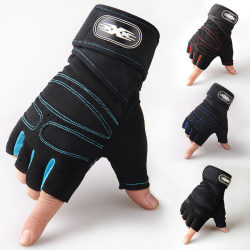 Weight lifting half finger gloves men's sports fitness equipment