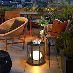 Solar lamp courtyard floor lamp outdoor waterproof flower stand lamp simple garden lamp outdoor modern villa landscape lamp