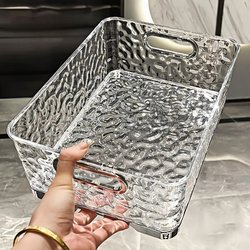 Desktop Storage Box, Acrylic Cosmetics, Snacks, Transparent Basket, Skin Care Products, Facial Masks, Dormitory Organization, Miscellaneous Storage Rack