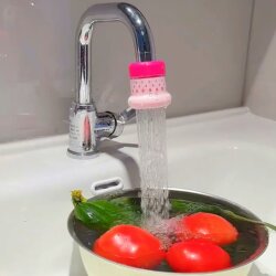 Kitchen Faucet Filter Water Purifier Anti-Splash Device Universal Adapter Nozzle Extender for Home Use