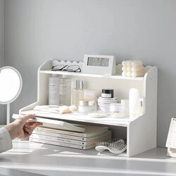 Ins Style Desktop Student Storage Rack Multi-Functional Desk Cosmetics Storage Rack Dormitory Stationery Storage Box