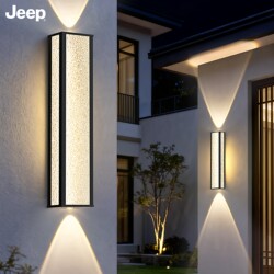 Solar Wall Lamp, Villa Courtyard Lamp, Outdoor Waterproof, Entrance Door Pillar Lamp on Both Sides of the Gate, Outdoor Wall Lamp