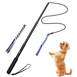 
Telescopic pole dog teasing stick dog training stick resistant to bite pet cat dog toy cat stick can replace header small medium and large dog