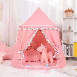 Small Tent for Children Indoor Kids' Yurt Tent Princess Gift for Boys and Girls Playhouse Little House Treasure Castle