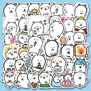 90 stickers cute self-deprecating bear stickers simple drawing handbook material decorative tablet room desktop mobile phone case stickers