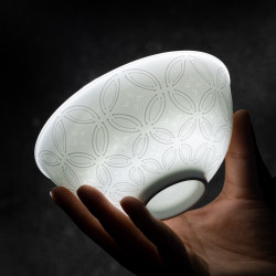 High-Temperature Ceramic Tableware Jingdezhen High-White Porcelain Underglaze Color Bowl and Plate Set 2026 New Model Bowl for Home Use Housewarming Gift