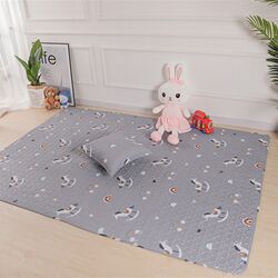 Cotton floor mat cartoon pure cotton baby crawling mat bedroom non-slip nap mat children's game mat tent mat