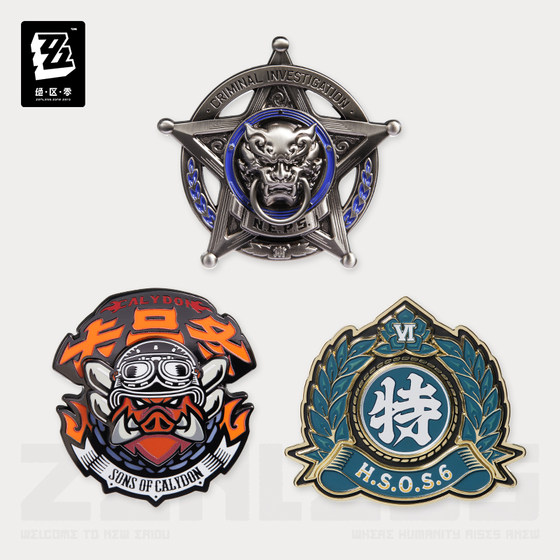 
[Zero Official] Camp Series Metal Badge Second Bullet