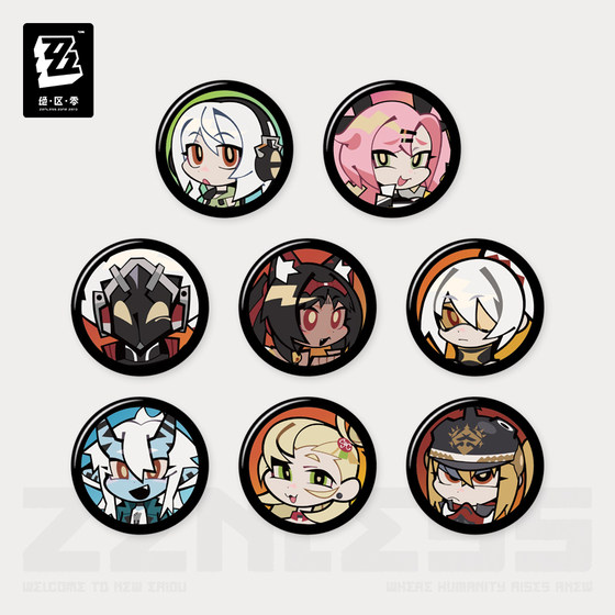 
[Zuo District Zero Official] Fit Series Avatar Mini Badge Blind Box First Bullet