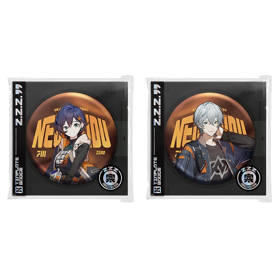 
[Zuo District Zero Official] Layout Series Tinplate Badge Rope Craft