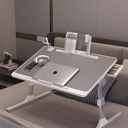 Small bed table that can be lifted and folded, simple small desk
