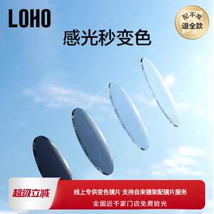 
LOHO photosensitive color-changing lenses can be fitted with myopia sunglasses anti-blue myopia glasses sunglasses fixed system number