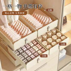 Underwear storage box, light luxury household drawer-type acrylic underwear and socks storage bedroom wardrobe storage box