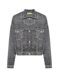 Hidden Sensiyarn knitted hand-painted imitation denim jacket JZHF081
