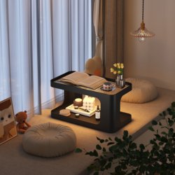 Trendy Bay Window Special-Purpose Small Table 2025 New Model Light Luxury High-End Small Apartment Home Bedroom Tatami Coffee Table