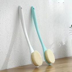 Household Extended Handle Massage Bath Brush, Bathroom Exfoliating Back Scrubber, Comfortable Bathing Brush