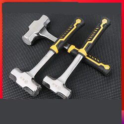 Kai Cheng Non-Detachable One-Piece Hammer, Multifunctional Heavy-Duty Octagonal Hammer, Solid Iron Hammer, Integrated Hand Hammer Tool