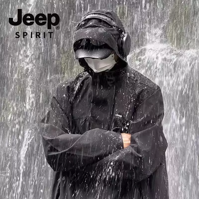 Jeep Spirit 吉普 连帽冲锋衣 天猫优惠券折后￥79.9包邮（￥279.9-200） 男、女多色可选