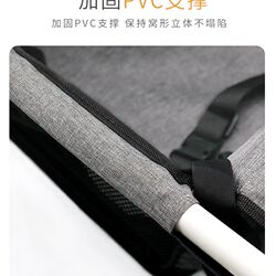 Pet car kennel foldable box car seat cushion cat dog car cushion car front and rear safety seat