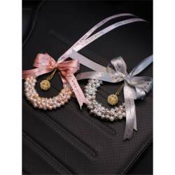 Car Pendant 2026 New Model High-End Pearl Car Interior Rearview Mirror Hanging Ornament Aromatherapy Car Decoration Gift for Women