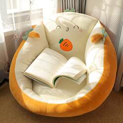 Floor Cushion with Integrated Backrest, Tatami Mat, Lazy Seat, Children's Bedroom Sofa, Bay Window, Thickened Soft Cushion