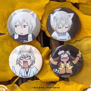 [Sold out, no replacement] Genki Girl Fate God Mini Tinplate Badge Set Animation Peripheral Complete Set
