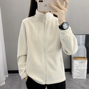 Outdoor grasping velvet ladies in autumn and winter shaking pill coat thickened warm assault jacket inner gall mountaineering hiking girls
