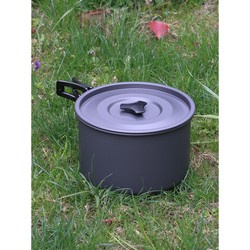 Cross-border Amazon outdoor camping pot camping non-stick pot lightweight portable food grade material stew pot cookware