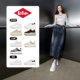 LeeCooper thick-soled white shoes for women plus velvet couple sneakers