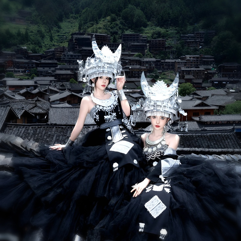 私家团贵州旅游纯玩5天4晚黄果树西江苗寨小七孔青岩古镇非遗体验