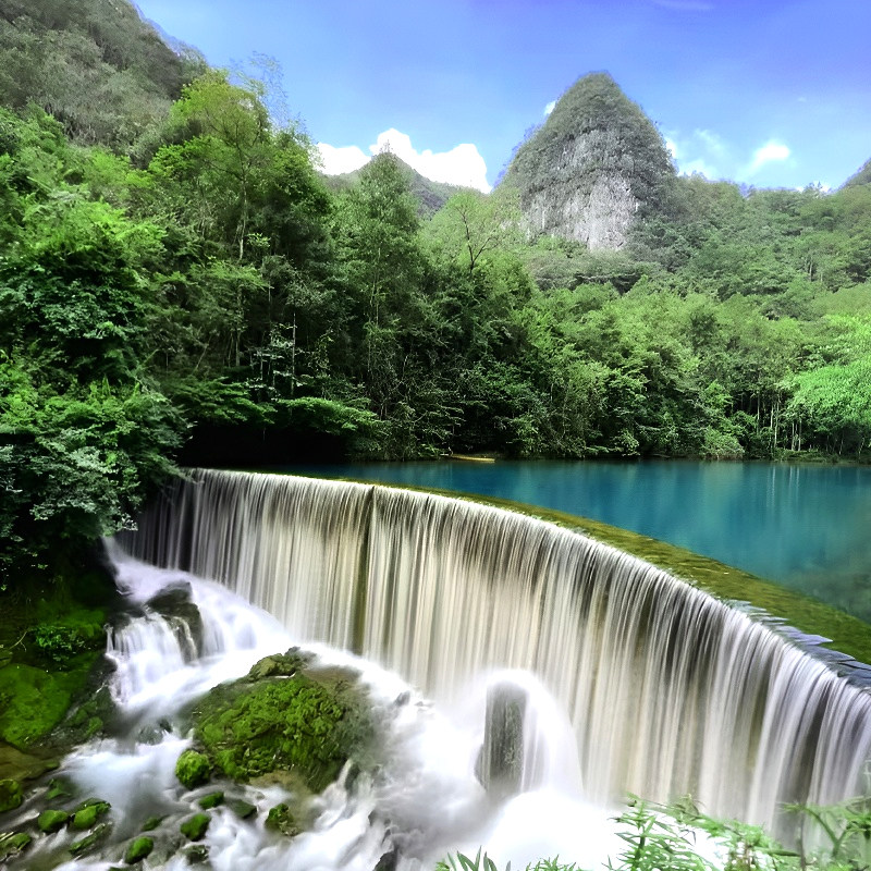 避暑团贵州旅游纯玩5天4晚黄果树西江苗寨小七孔青岩古镇贵阳跟团