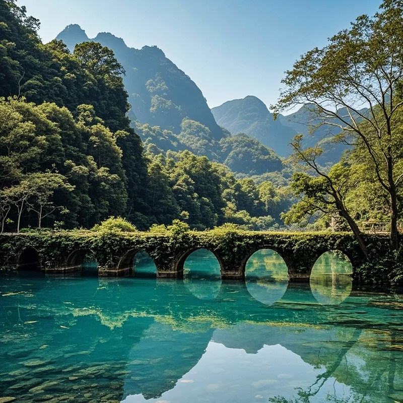 8人小团贵州旅游纯玩5天4晚黄果树瀑布西江苗寨天眼小七孔亲子游