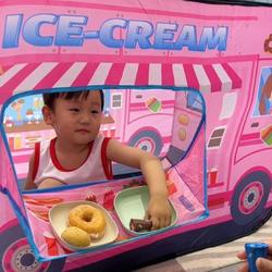 Tent Indoor Children's Playhouse Car Folding Tent Pretend Play Small House Boys and Girls Baby Play Fence