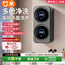 Mini Wall-Mounted Drum Washing Machine for Underwear, Fully Automatic Washing, Drying, and Cleaning All-In-One, Special for Underwear, Baby Socks Washing Machine