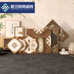 300X400X600 Antique-Style Parquet Wood Grain Small Floor Tiles for Kitchen, Bathroom, Balcony, Trendy Tiles