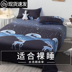 All-Season Bed Sheet Single Piece 2025 New Model Student Dormitory Non-Pure Cotton 100% Cotton Bed Sheet Double Bed Sheet