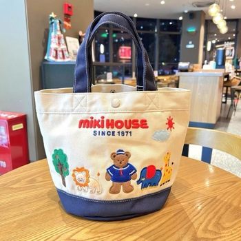 miki canvas bag cartoon letter handbag bento bag mommy bag baby bag canvas handbag mother and baby bag cloth bag