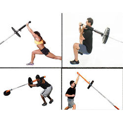 Push Shoulder and Back One-Hand Barbell Barrel Rack Oblique Barbell Push Training Barrel Barrel Auxiliary Handle Core Training