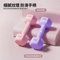 Dumbbells for Women's Fitness at Home, Small 2kg Dumbbells for Slimming Arms, a Pair of Small Dumbbells for Women's Home Fitness
