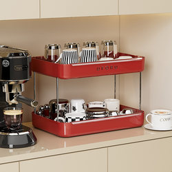 Wine Glass and Coffee Cup Storage Rack, Desktop Water Cup and Tea Cup Holder, Cup Draining Rack Next to the Coffee Machine