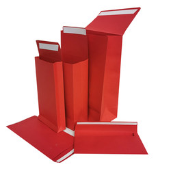Red money envelope g red self-adhesive seal big red paper thickened blank money red bag double-sided tape seal