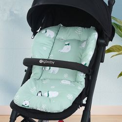 Stroller mat, walking artifact, cushion, autumn and winter thermal pad, baby safety seat, stroller cotton pad, universal for all seasons