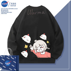 Nasa Womar Chicken Farm Surrounding Area Crewneck Sweatshirt Men's Autumn and Winter 2025 New Anime Two-Dimensional Clothing Trendy Jacket