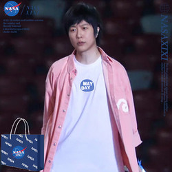 Nasa Mayday Concert Ashin-Style Sweatshirt Men's Crew Neck Autumn Support Jacket for Cheering on Friendship